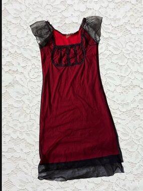 Y2k grunge goth fairy dress